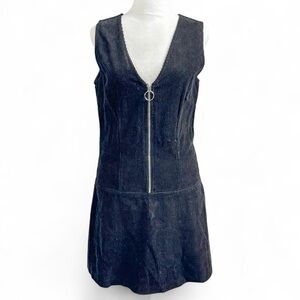 Vintage Wrapper 90’s Black Sleeveless Dress